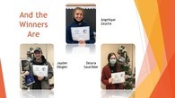 Picture of the three Positive Referral raffle winners.